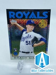 2021 TOPPS CHROME SILVER PACK MOJO BRADY SINGER ROOKIE # 86BC-3 ROYALS